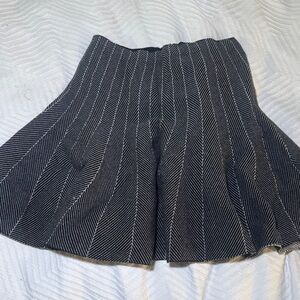 1. State Black and White Skater Skirt